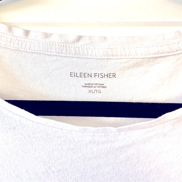 Eileen Fisher White Tank Top - Size XL - Picture 3 of 5
